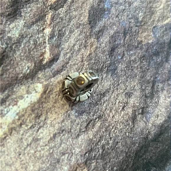 Pandora Trinity Spacer Charms Brown Zirconia Pre-owned - Picture 4 of 4